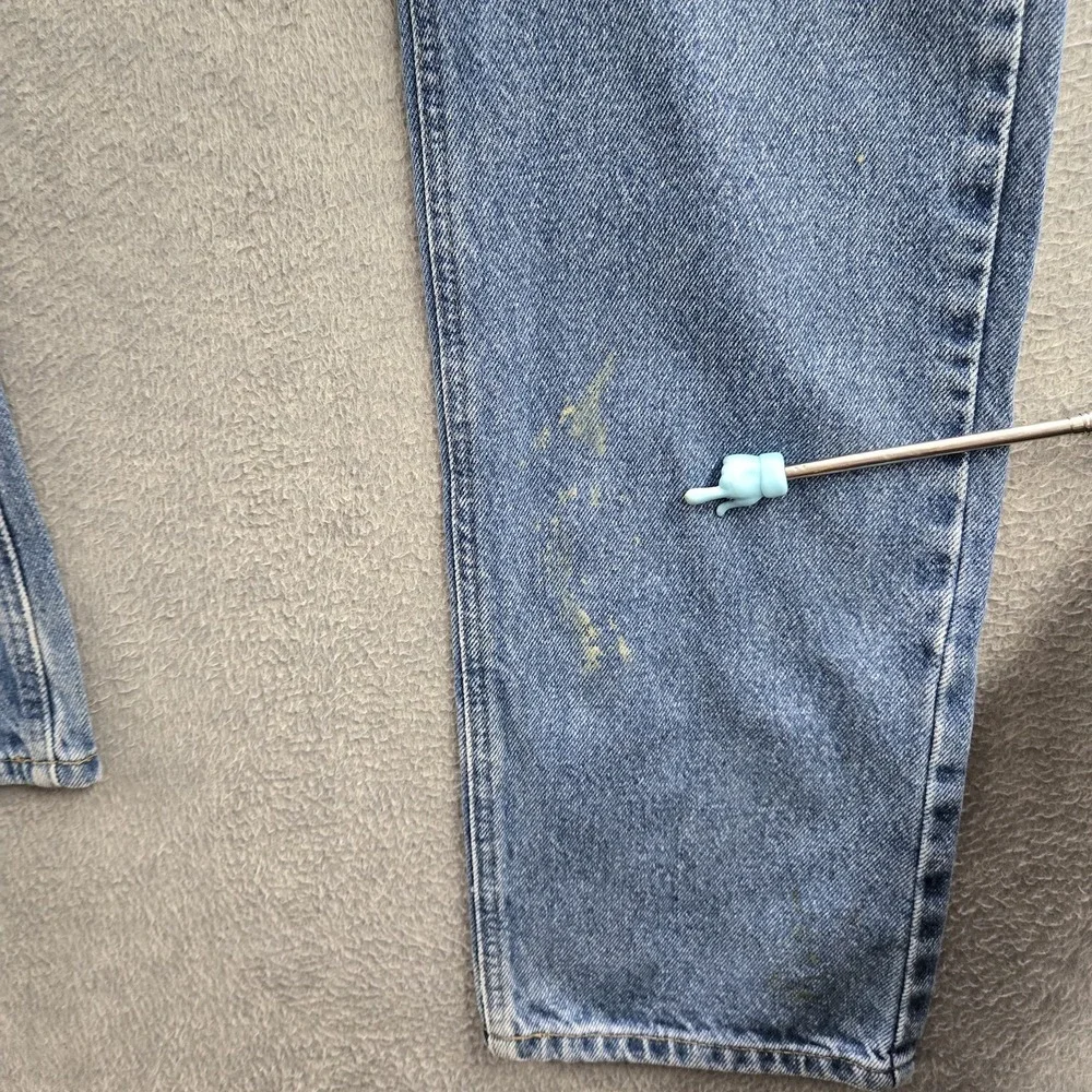 VINTAGE Carhartt Men Jeans 33X34 Blue Denim B18 DST Traditional Fit Y2K READ